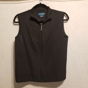 Astra Classic Womens Small Vest Full Zip Nylon Stretch Golf Outdoors Hiking